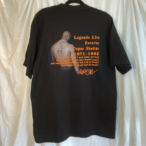 Tupac Shakur legends live forever t shirt The Roxx - Picture 3 of 6